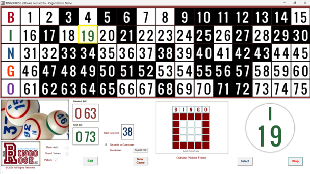 Bingo Hall Plus Version 3.3